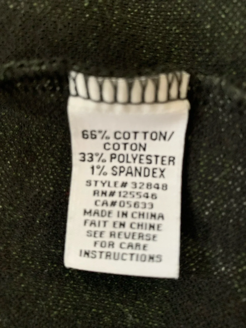 HABITAT Speckled Textured Black and Green Plaid Car Coat Jacket